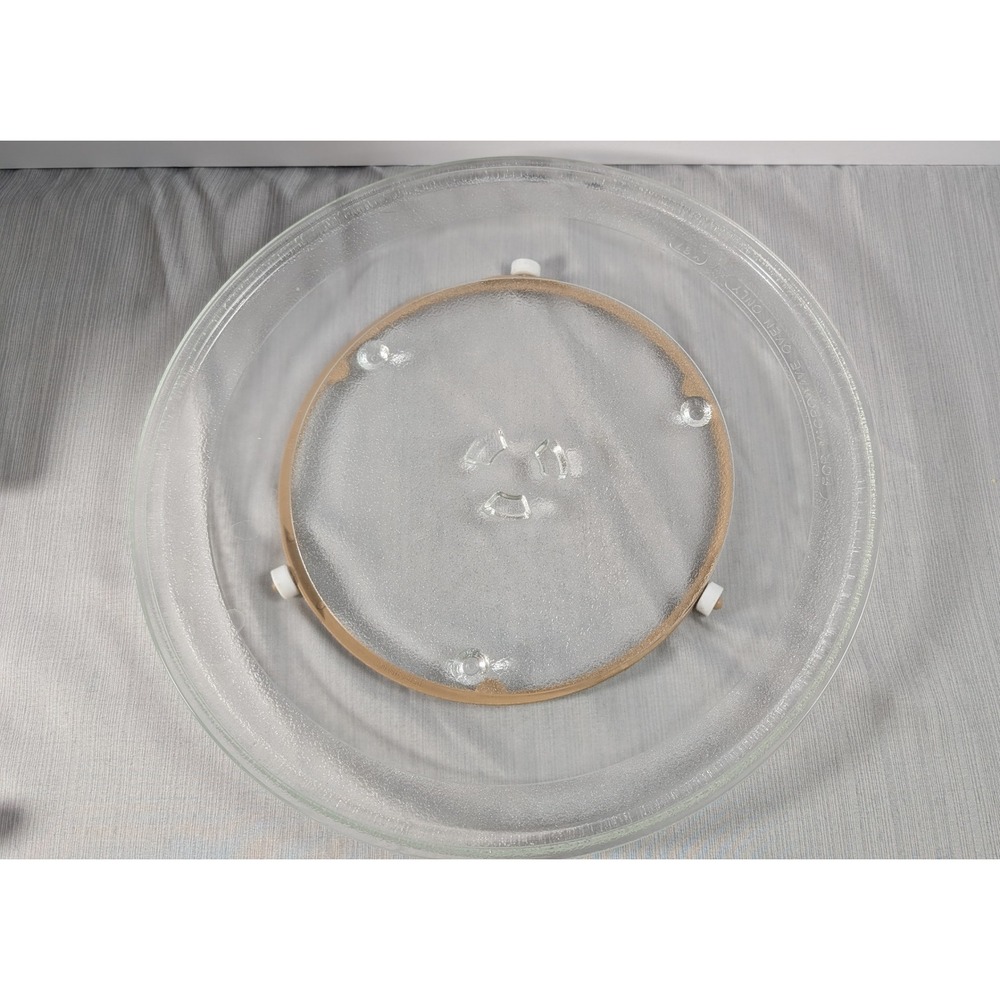 Samsung Microwave Glass Turntable Y97 14.25" with Roller Ring DE72-60180 SPS